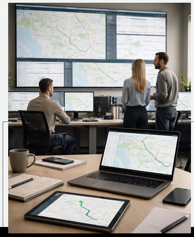 Трекинг грузов и Fleet Management, мониторинг автопарка в Городце