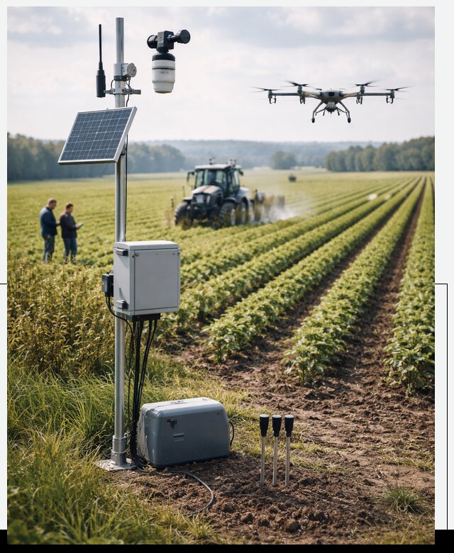 Разработка IoT мониторинга полей в Городце от 8605 р. | АвикейГрд